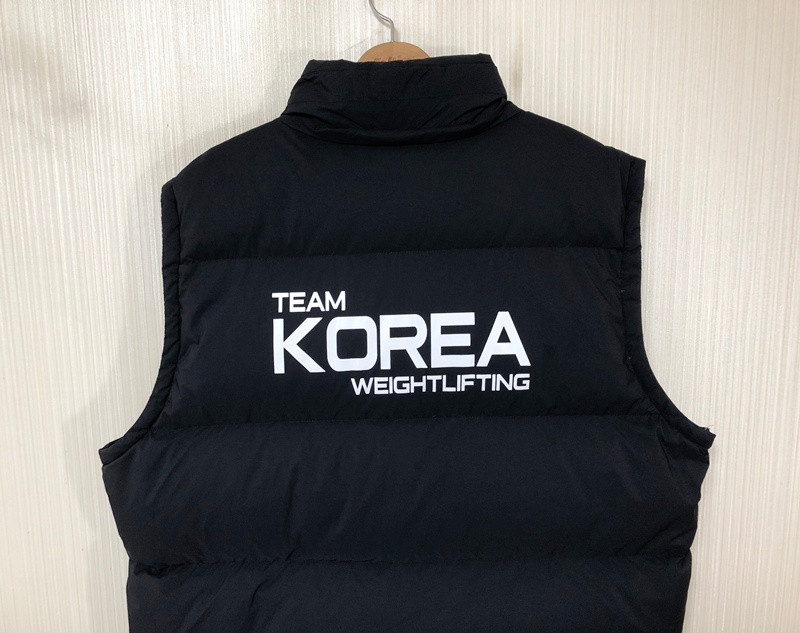 스파이더국대 웨이트리프팅국대 팀코리아 덕다운 패딩베스트 5XL(125)--8