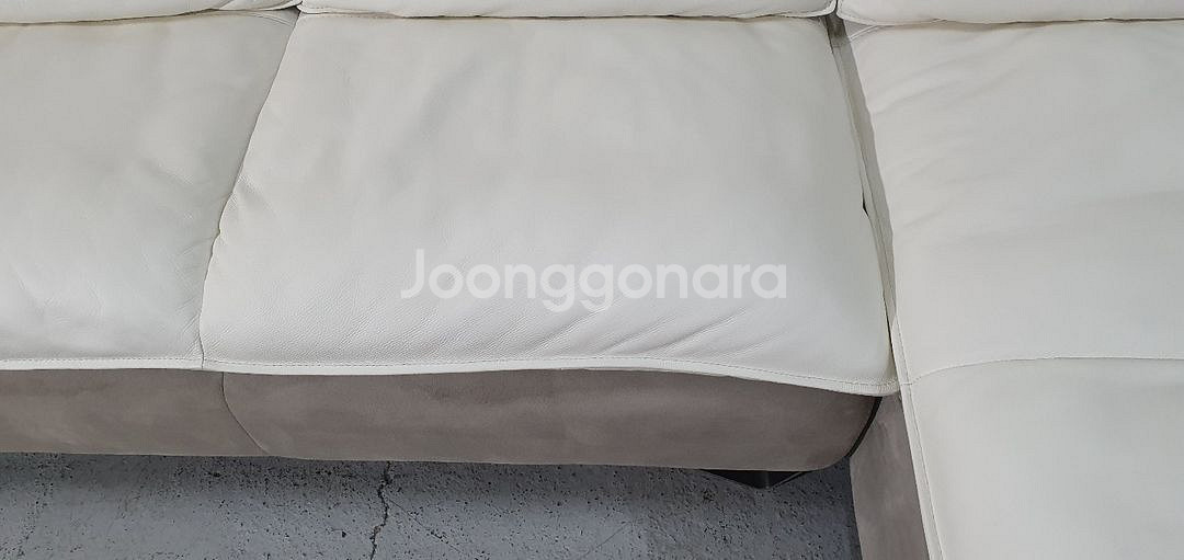 쏘홈 알도 최고급 이태리 애닐린 천연가죽 카우치 소파--6