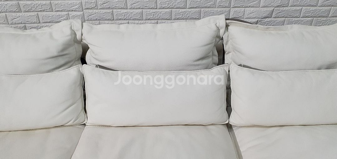 쏘홈 알도 최고급 이태리 애닐린 천연가죽 카우치 소파--7