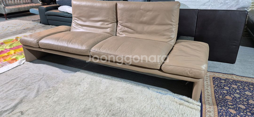 도무스 독일 코이노 라울 최고급 전체천연가죽 3인소파--1