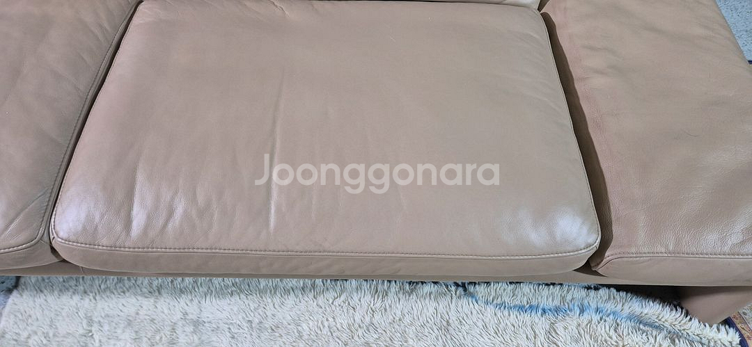 도무스 독일 코이노 라울 최고급 전체천연가죽 3인소파--7