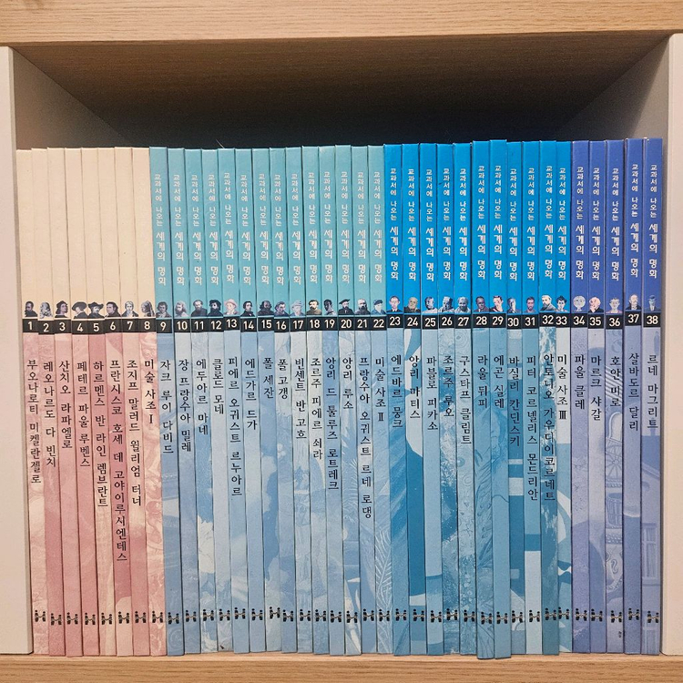 한국헤밍웨이 교과서에 나오는 세계의 명화 전 50권--1