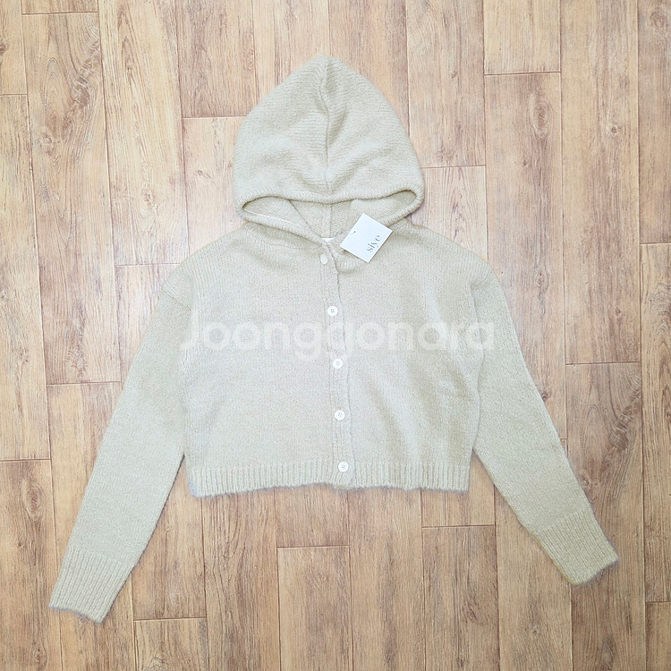 시예(siye) 시예샵 샵시예 파인 후디 니트가디건 프리사이즈 새상품--3