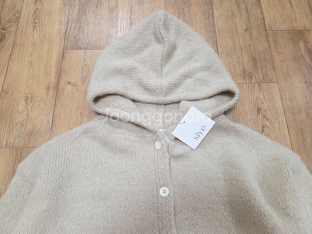 시예(siye) 시예샵 샵시예 파인 후디 니트가디건 프리사이즈 새상품--4