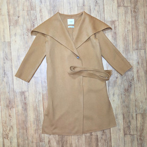 르꼬르망(le cormang) 핸드메이드 숄 울코트 프리사이즈 새상품