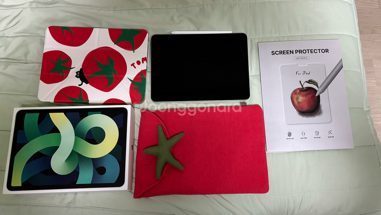 아이패드 에어 4세대 256GB 그린 + 애플펜슬 2세대--0