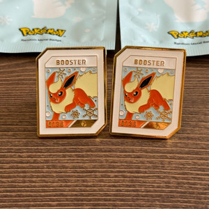 새상품) 이삭토스트 포켓몬스터 한정판 겨울 시즌 부스터 뱃지 booster 개별가격 이미지