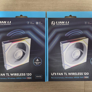 리안리 UNI FAN TL Wireless 120 1팩 2개 팝니다