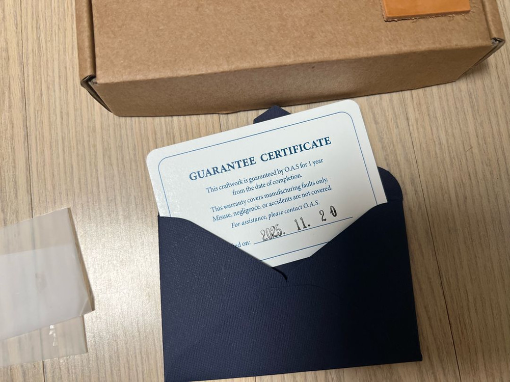 OAS 오에이에스 이탈리안 패딩 워치 레더 가죽 밴드 스트랩 시계줄 이미지