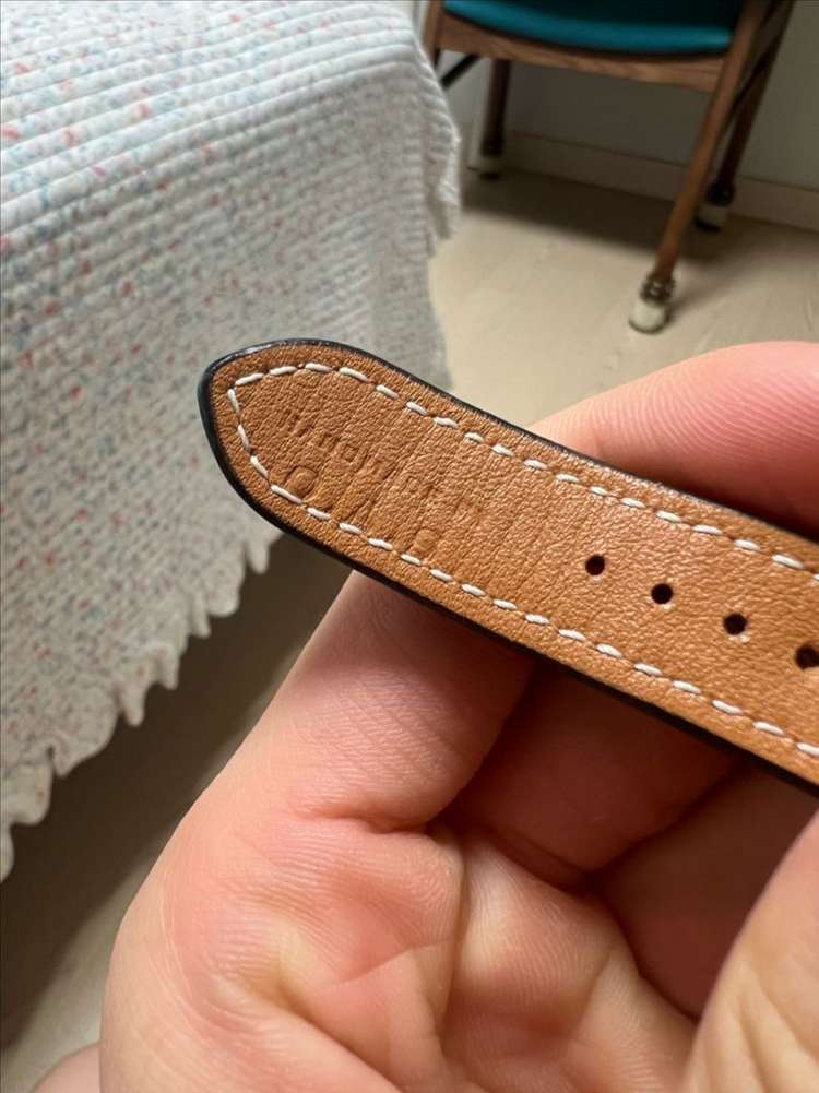 OAS 오에이에스 이탈리안 패딩 워치 레더 가죽 밴드 스트랩 시계줄 이미지