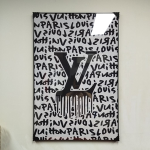 루이비통그림 루이비통액자 루이비통 로고 대형 그림액지 그림 액자 팝아트 인테리어소품 명품그림 명품액자 꽃 그램액자