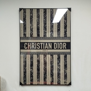 디올그림 디올액자 디올 크리스찬디올 로고 대형 그림액지 그림 액자 팝아트 인테리어소품 명품그림 명품액자 꽃 그램액자