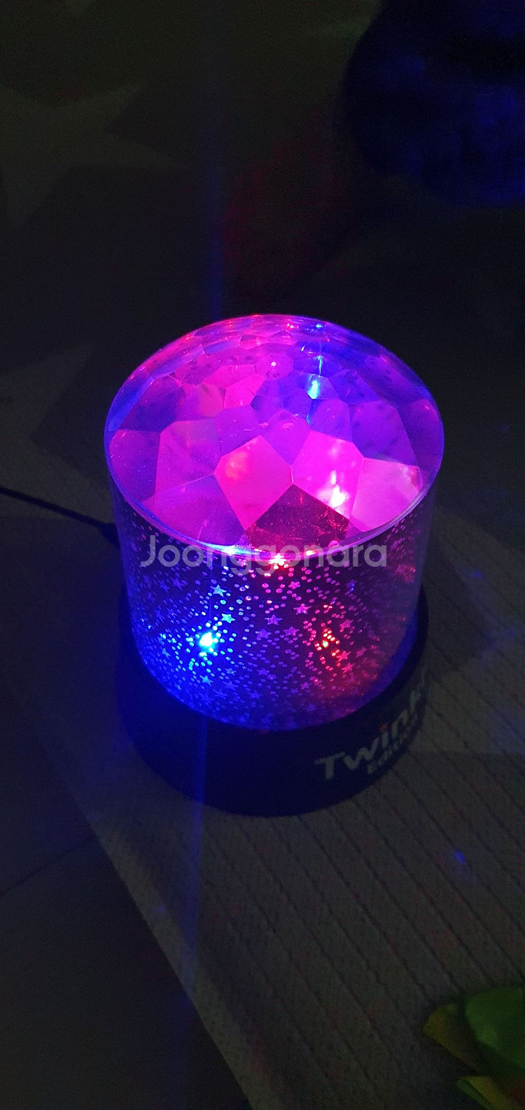 트윙클 에디션. 별빛 투톤조명 미러볼 무드등 판매--3