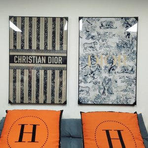 디올그림 디올액자 디올 크리스찬디올 로고 대형 그림액지 그림 액자 팝아트 인테리어소품 명품그림 명품액자 꽃 그램액자