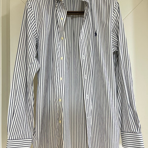 폴로 랄프로렌 이지케어 스트라이프 셔츠 M