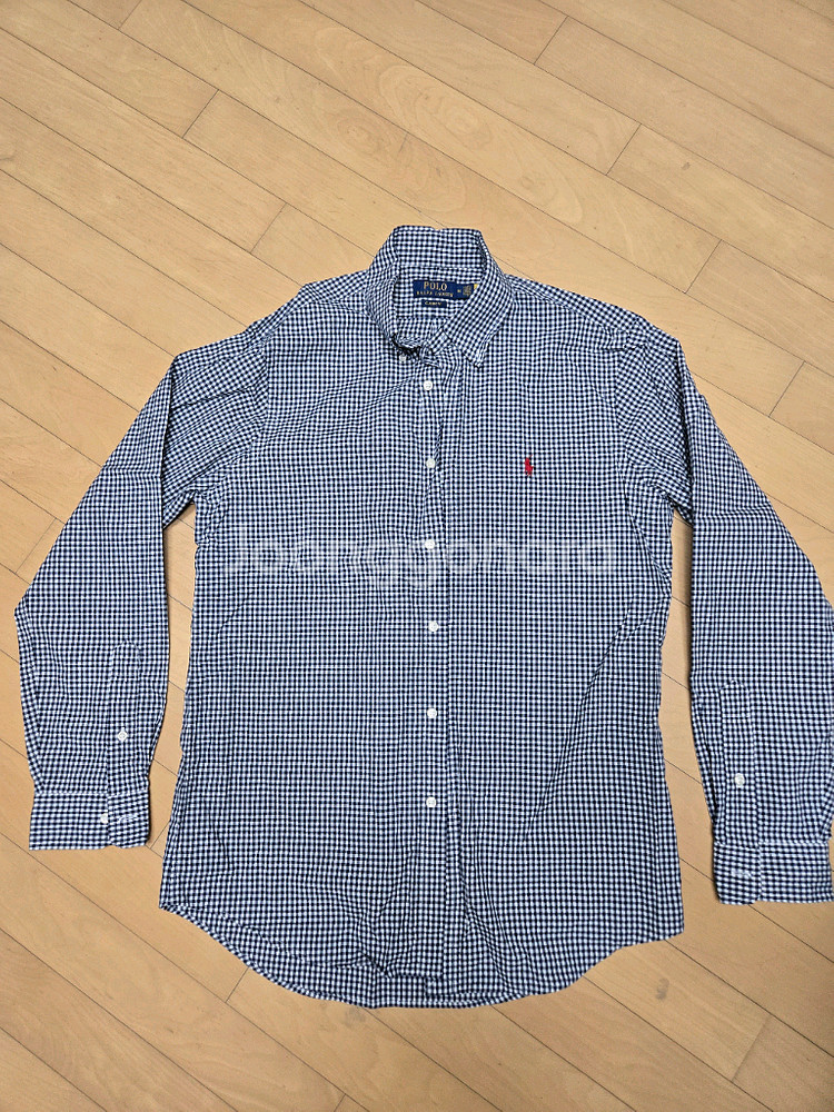 폴로 랄프로렌 깅엄 체크 셔츠 M--0