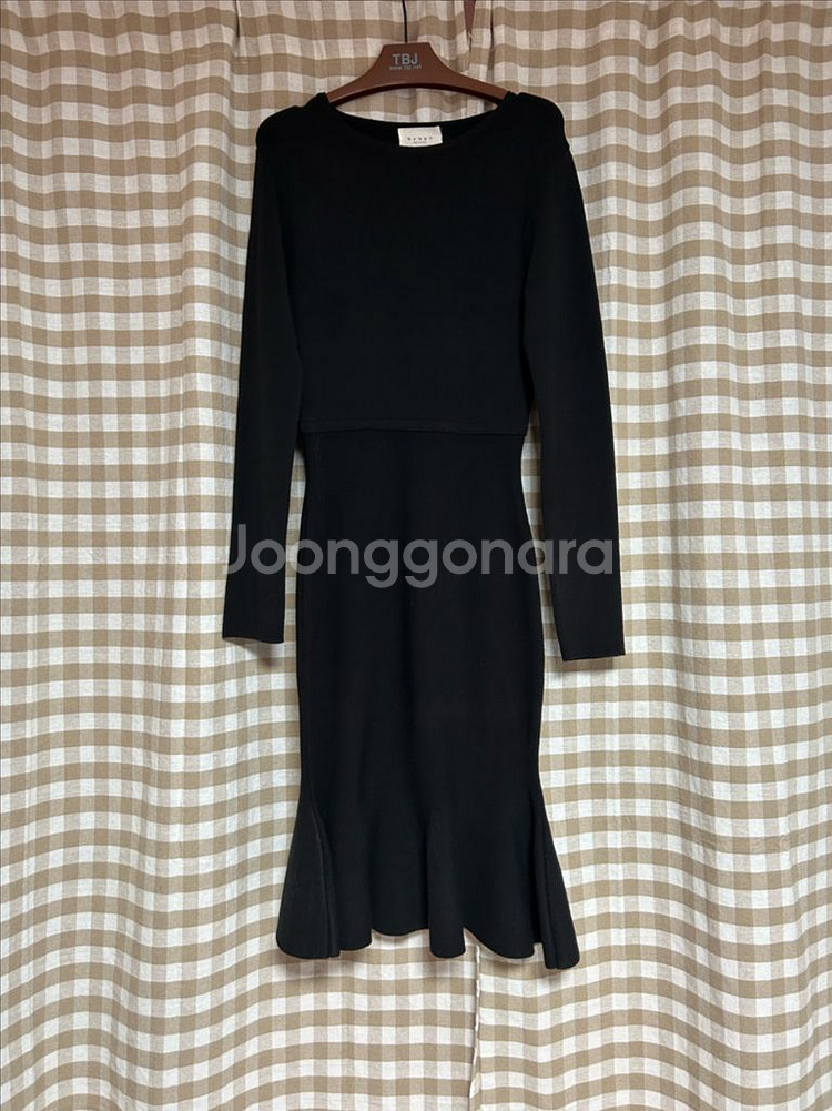 님프 머메이드 비스코스 니트원피스--1