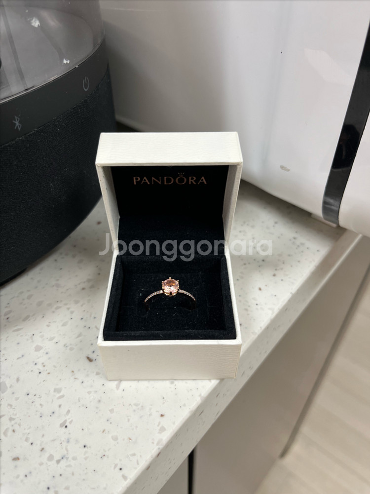 판도라 스파클링 크라운 반지--0