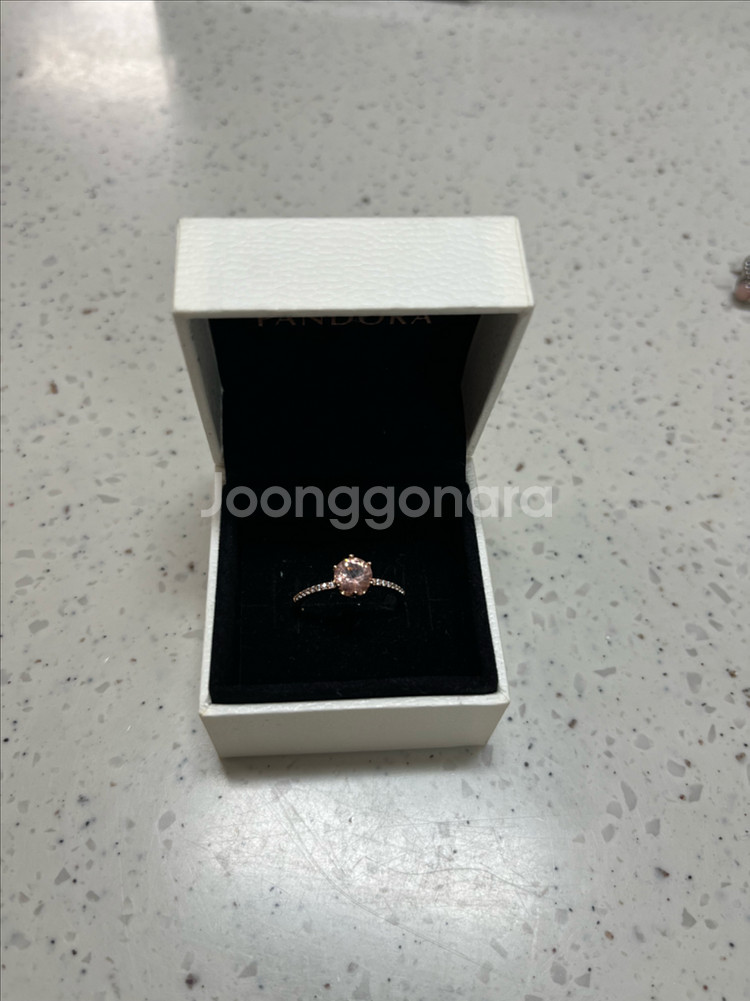 판도라 스파클링 크라운 반지--2