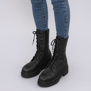 240mm 블랙 워커 부츠 5cm굽 단독특가ㅡ무배