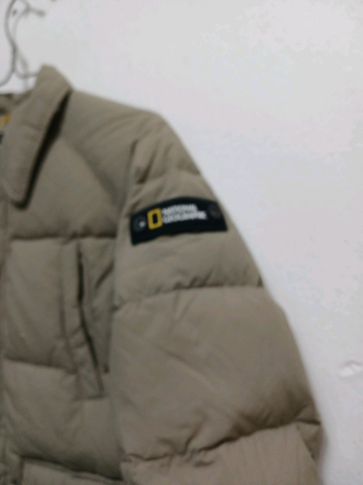 네셔널지오그래픽 키즈 숏패딩 다운점퍼 사이즈 130 이미지