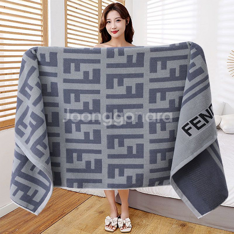 펜디 FF 로고 타월--0