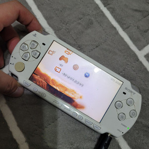 소니 PSP2005번 흰색 게임기 부품용