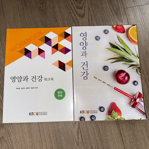 방송대 영양과 건강 교재+워크북