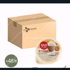 CJ 햇반 윤기가득쌀밥 새청무 210g 48개 택포