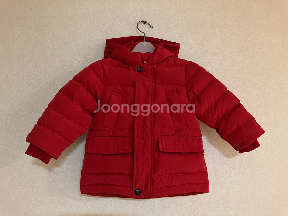 여아 유아 래핑차일드 오리털 덕다운 패딩 점퍼 90--0