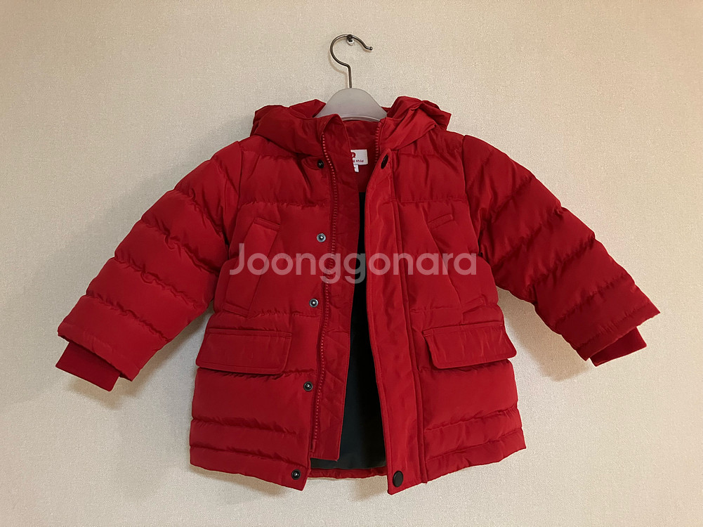 여아 유아 래핑차일드 오리털 덕다운 패딩 점퍼 90--2
