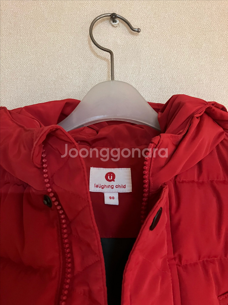 여아 유아 래핑차일드 오리털 덕다운 패딩 점퍼 90--8