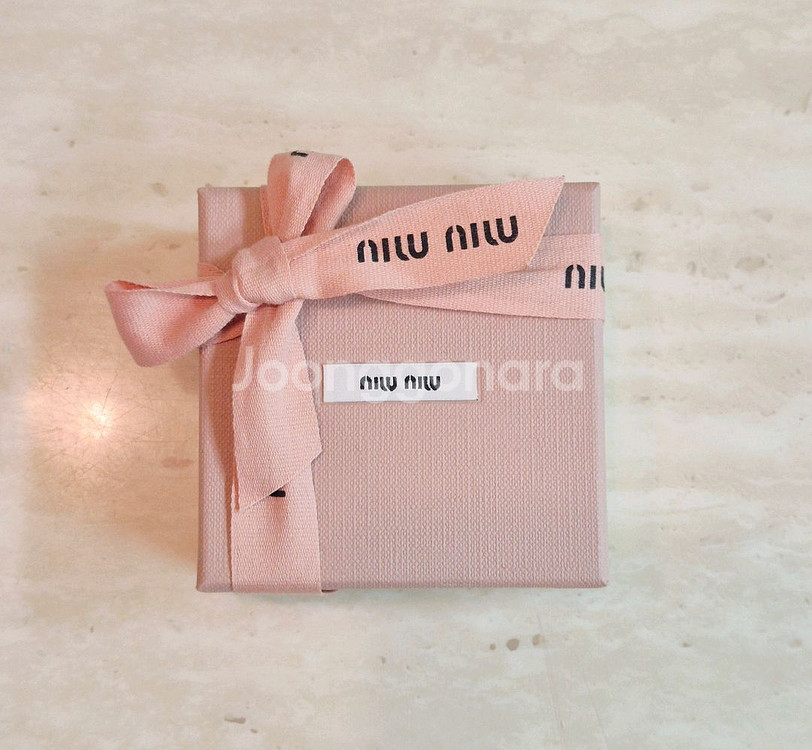 [정품]미우미우 쇼핑백+박스+리본 풀 구성품,,미우미우 가방,미우미우 지갑,미우미우 박스,미우미우--1