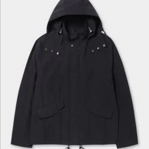 series 시리즈 x youth 컷오프 후드블루종