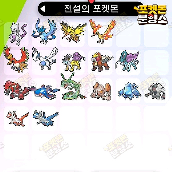 전설의 포켓몬 분양 / 소드 실드 / 닌텐도 스위치--1
