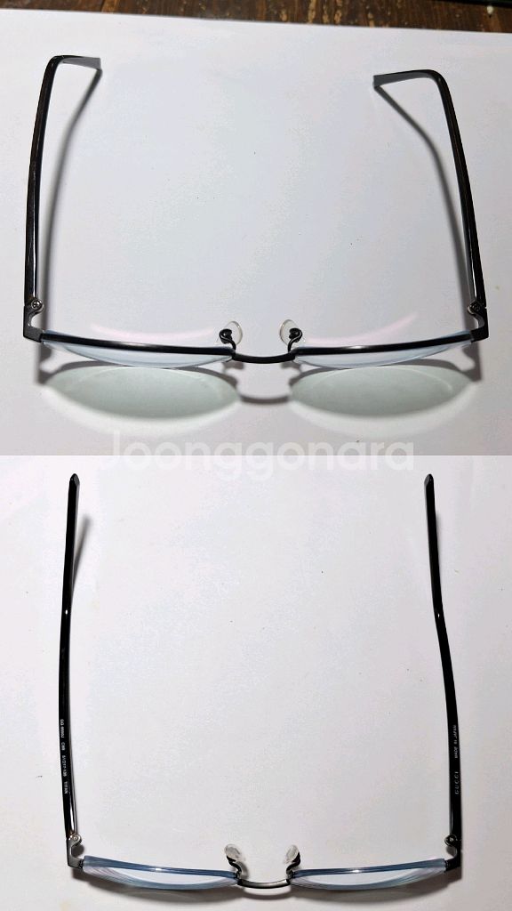 일본 구찌 반무테 안경테 안경 티타늄 GG-9550J C8B 명품 일본 y2k 패션 빈티지 레트로 복고 감성--4