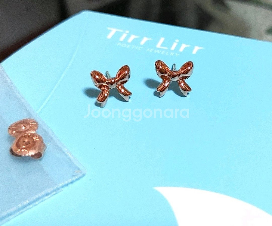 티르리르 리본귀걸이(침만18K)--0