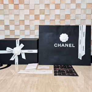 [백화점정품]샤넬 쇼핑백+박스+까멜리아+리본+속지+북렛+명함 풀 구성품,샤넬 가방,샤넬 리봇,샤넬