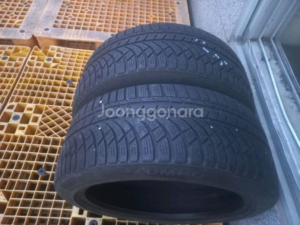 225 45 18 4짝 중고 금호 윈터 스노우 타이어--1