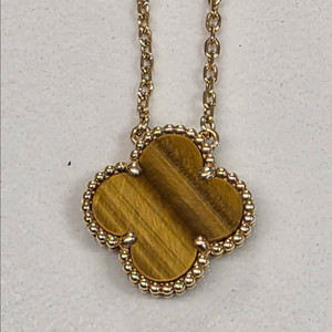 반클 타이거아이 호안석 18k 목걸이