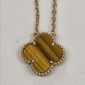 반클 타이거아이 호안석 18k 목걸이