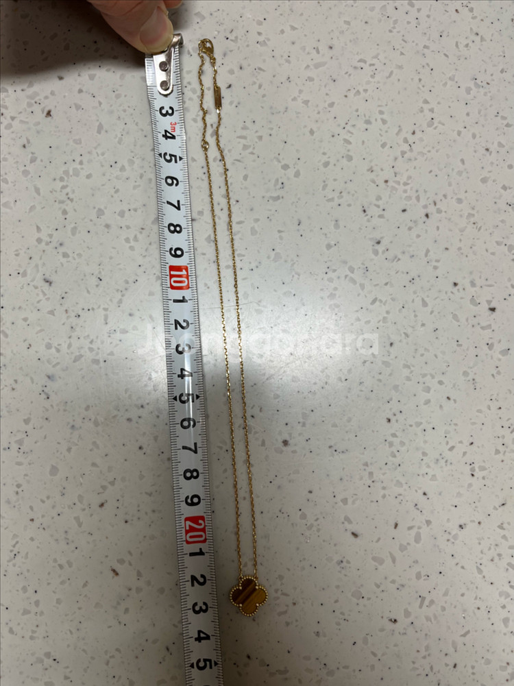반클 타이거아이 호안석 18k 목걸이--4
