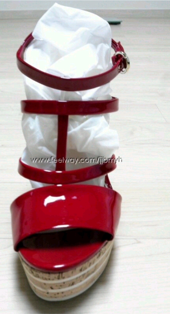 구찌 웨지힐 35사이즈(실착1회)--2