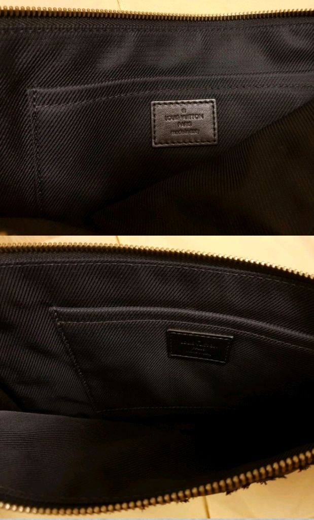 루이뷔통 실크클러치--2