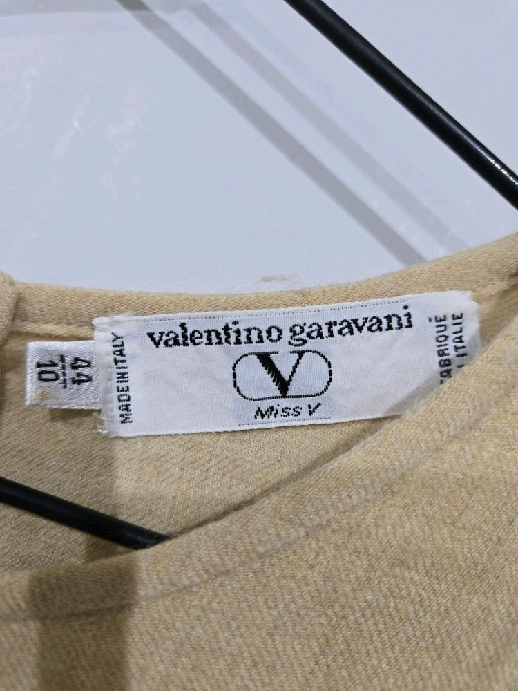 발렌티노 빈티지 플라워 패턴 블라우스--4