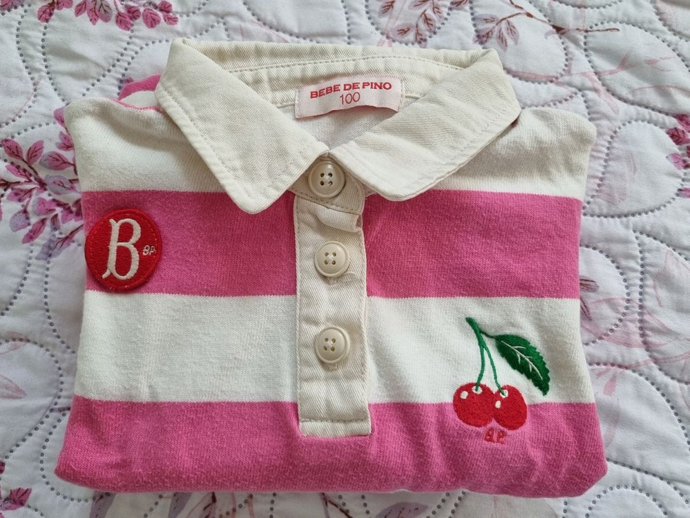 베베드피노 체리 티셔츠+레깅스 세트 (반택포) 이미지