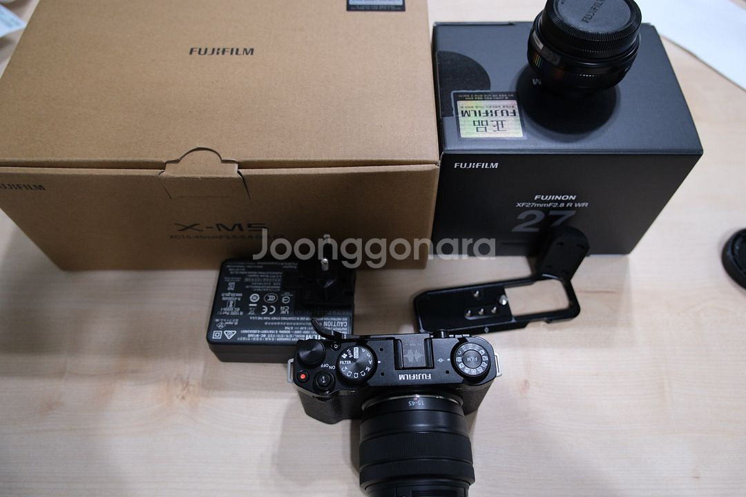 후지필름 X-M5 블랙 15-45mm 렌즈킷 + XF27mm f2.8 R WR--1