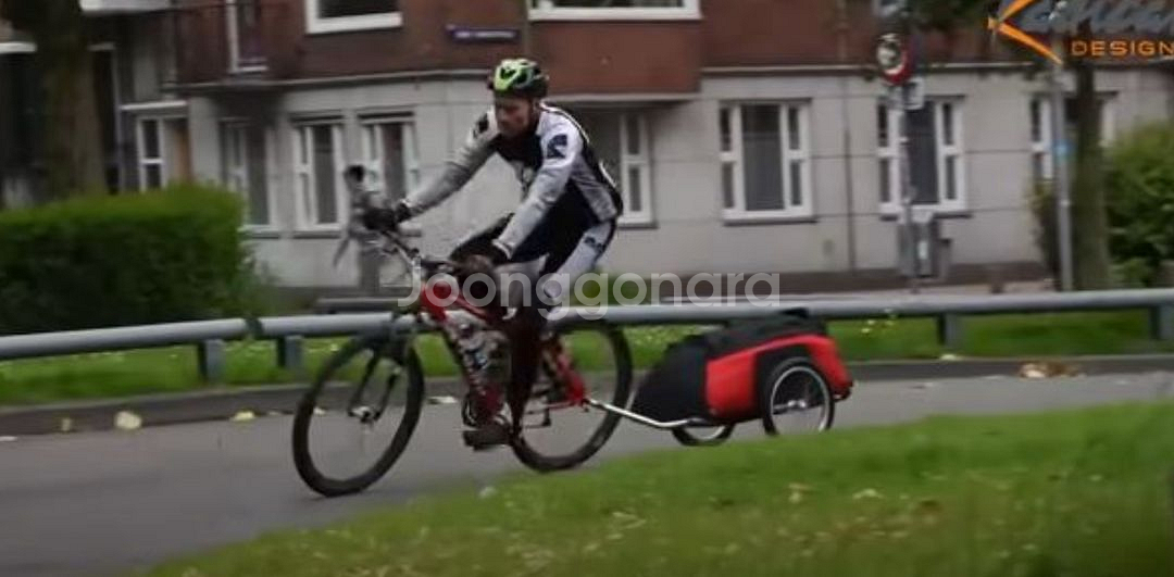 래디칼 디자인 radical design 자전거 트레일러 브롬튼 and 일반자전거용 세트--0