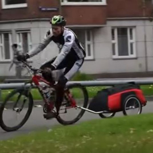 래디칼 디자인 radical design 자전거 트레일러 브롬튼 and 일반자전거용 세트