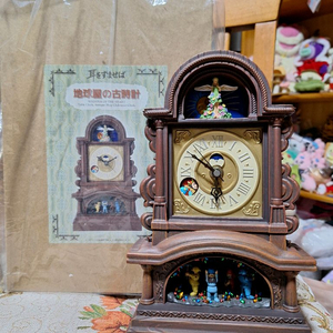 지브리스튜디오 귀를 귀울이면 지구옥 엔틱 시계 인테리어 탁상시계